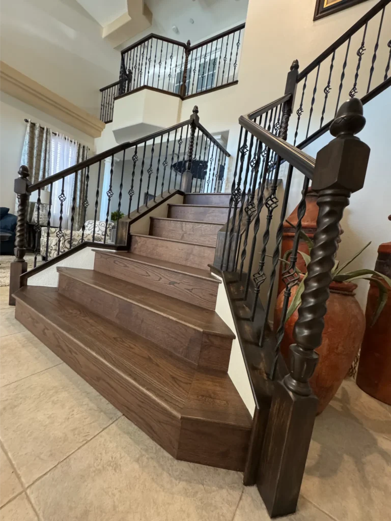 hardwood stairs mohagany las vegas