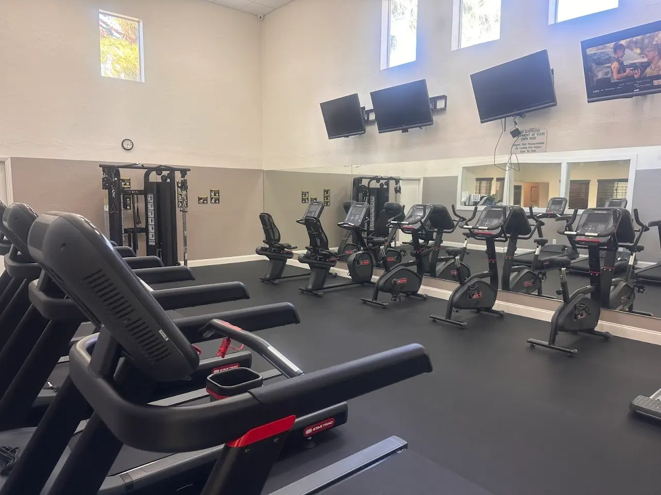gym custom mat flooring installation the hanson company