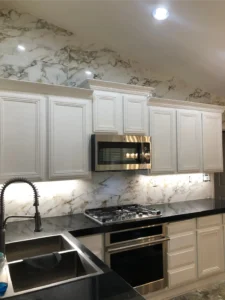 tile backsplash kitchen remodel custom countertop
